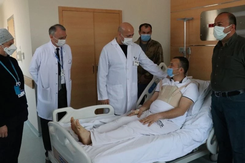 Ağrılarından duramadı gerçeği hastanede öğrendi
