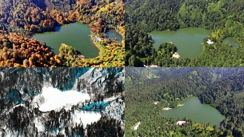 Borçka Karagöl’ün dört mevsim fotoğrafları büyülüyor
