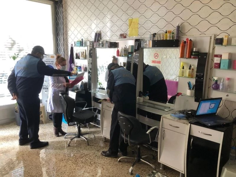 Hüyük’te berber ve kuaför salonlarına dinamik denetim
