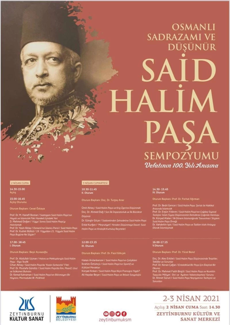Vefatının 100’üncü yılında Said Halim Paşa sempozyumu
