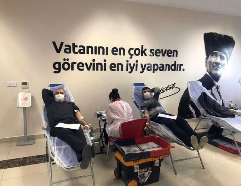 SANKO tekstil Adıyaman işletmesi çalışanları kan bağışı yaptı
