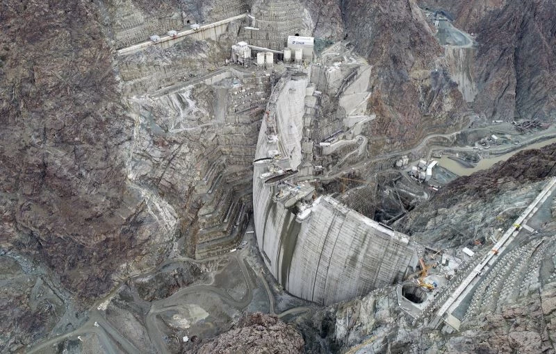 Yusufeli Barajının son hali paylaşıldı
