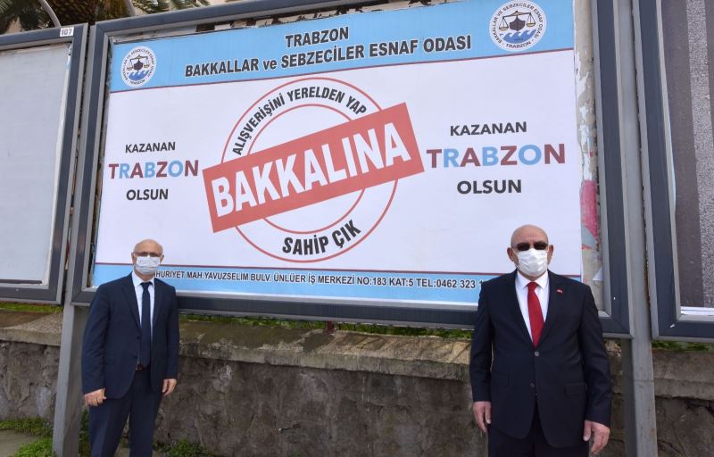 Trabzon’dan tüm Türkiye’ye örnek olacak “Alışverişini yerelden yap, bakkalına sahip çık” çağrısı
