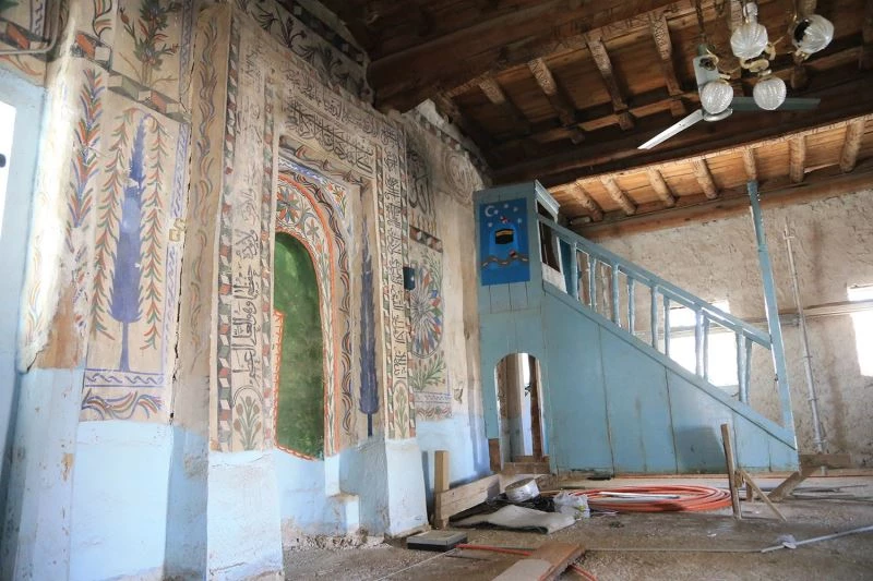 137 yıllık tarihi Belenardıç Camisi gelecek kuşaklar için yenileniyor
