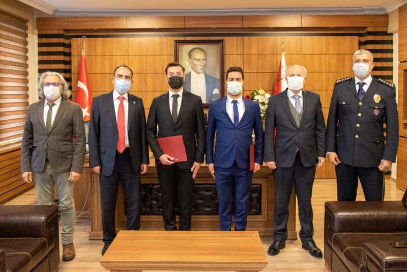 Rektör Beydemir’den emniyet teşkilatına ziyaret
