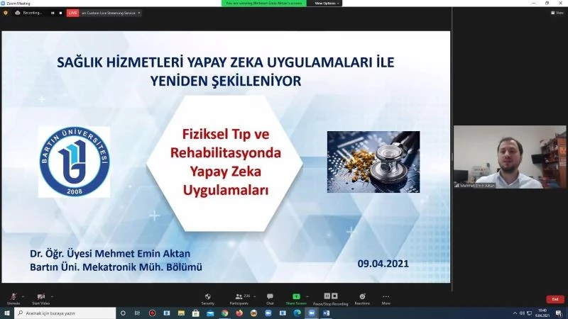 Bartın Üniversitesi’ndeki sempozyumda ‘Akıllı Sağlık’ konusu ele alındı
