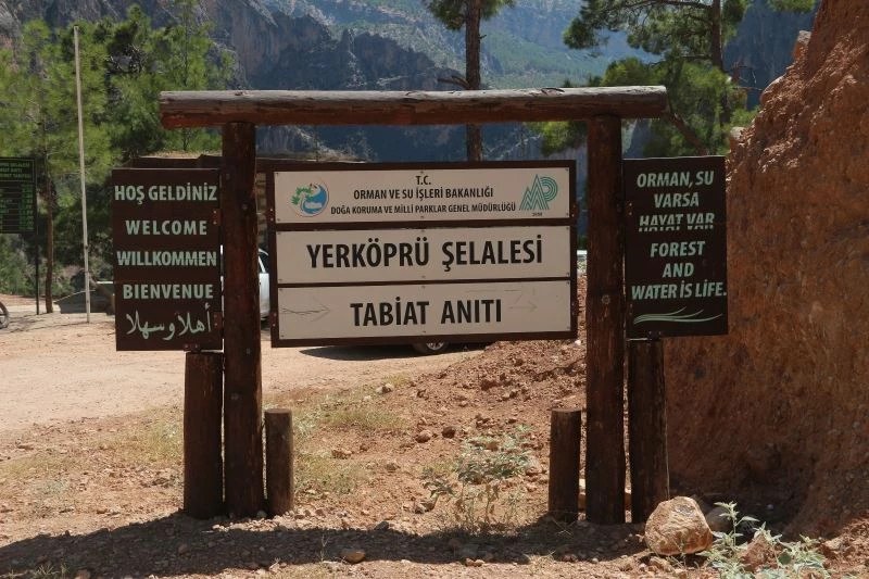 Mut Yerköprü Şelalesi “yaz sezonunu” bekliyor
