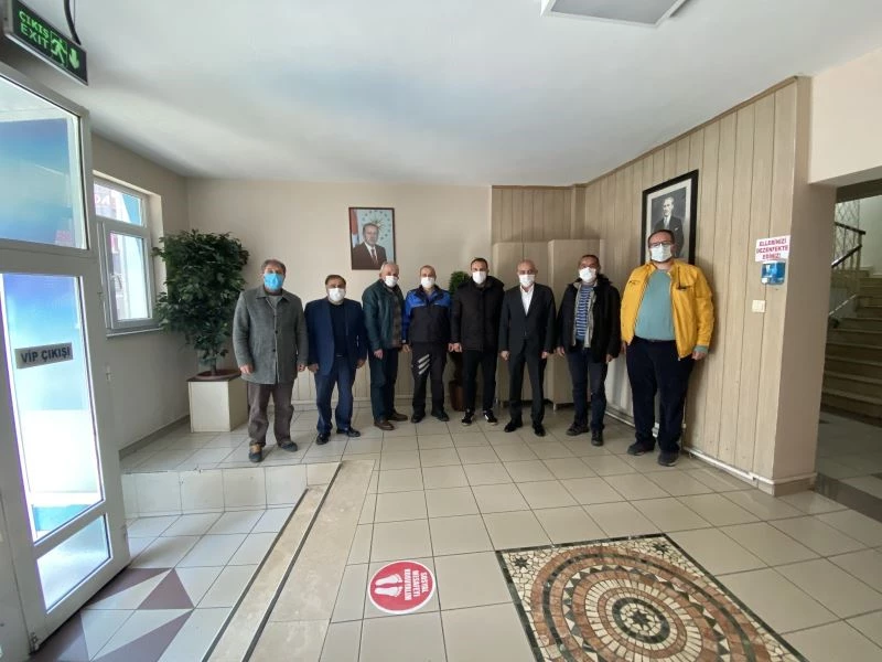 Gazeteciler Emniyet Müdürünü ziyaret etti
