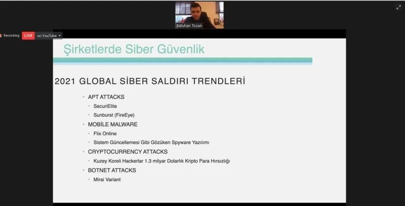 GAGİAD dikkat edilmesi gereken siber güvenlik önlemlerini konuştu
