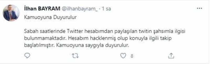 Genel Sekreter Bayram’ın sosyal medya hesabına saldırı
