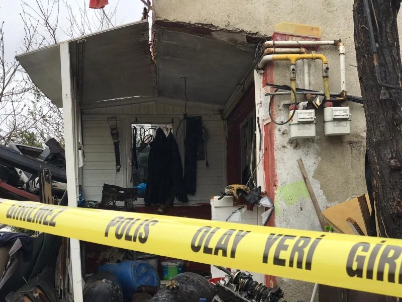 Tamirci dükkanında LPG tankı patladı: 1 yaralı
