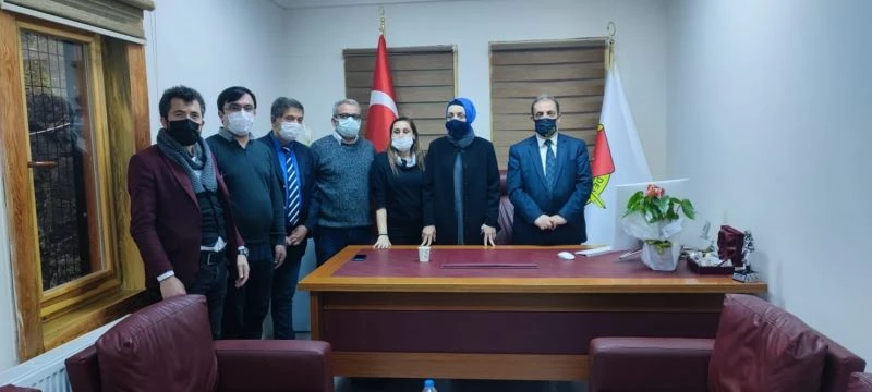 Başdanışman Oruç, gazetecilerle biraraya geldi
