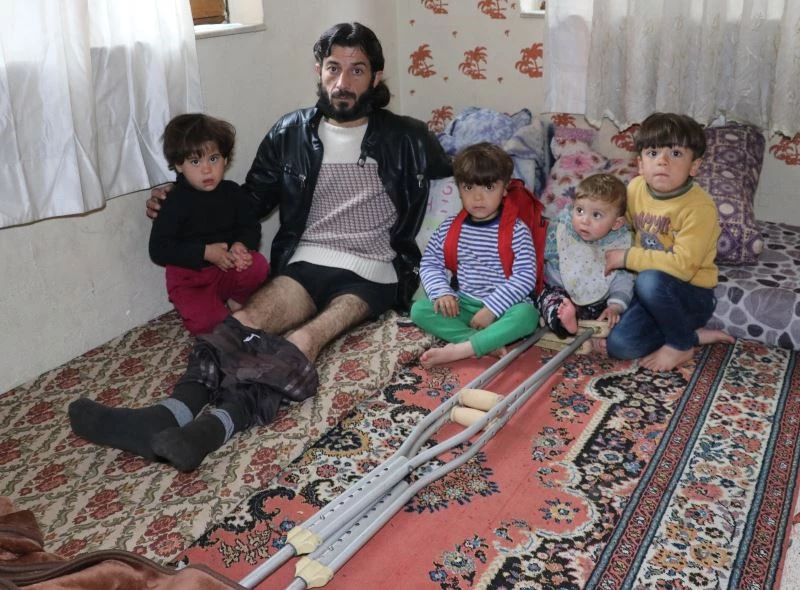 Savaşın izini vücudunda taşıyor
