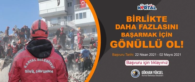 Kartal Belediyesi afet gönüllülerini oluşturuyor
