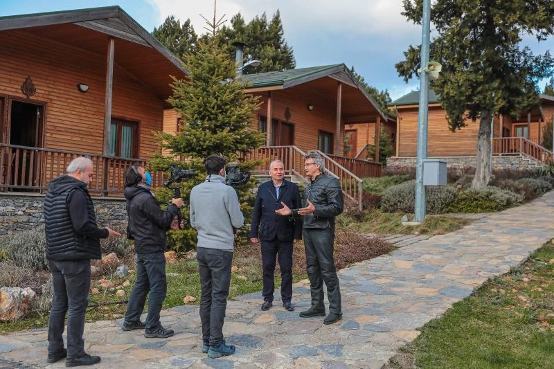 Denizli’nin güzelliklerine hayran kaldılar
