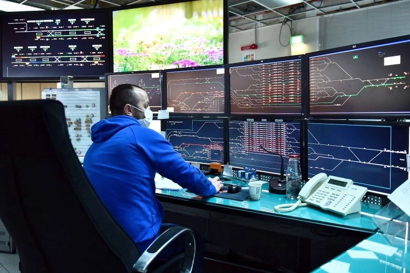 Metrolarda son sürüm sinyalizasyon sistemi devrede
