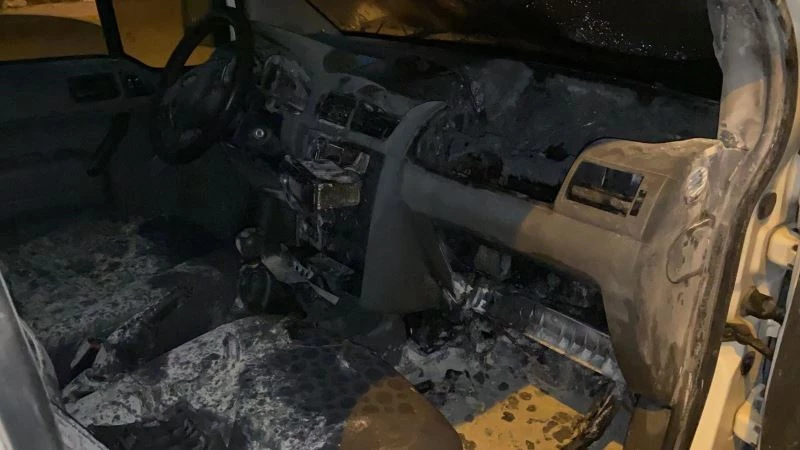 İftara yetişmeye çalışan sürücünün aracı alev aldı
