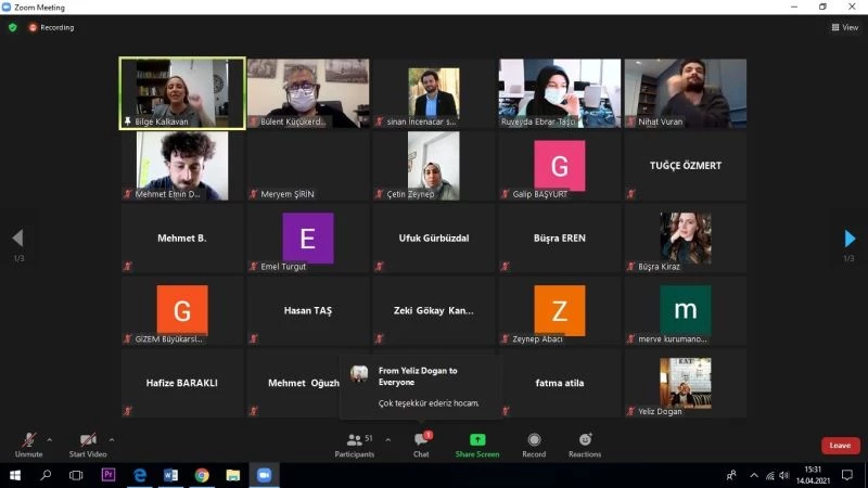 HKÜ’de medya okuryazarlığı ve söylem analizi webinarı
