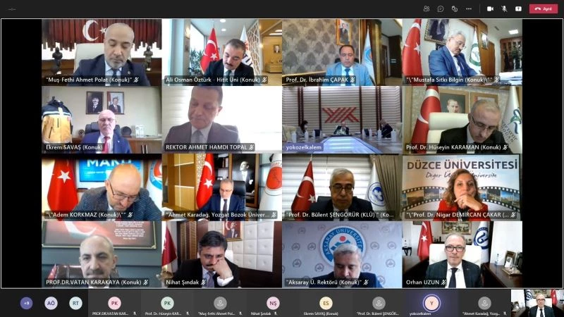 İhtisaslaşan üniversitelerin rektörleri YÖK Başkanı Saraç’ın başkanlığında toplandı
