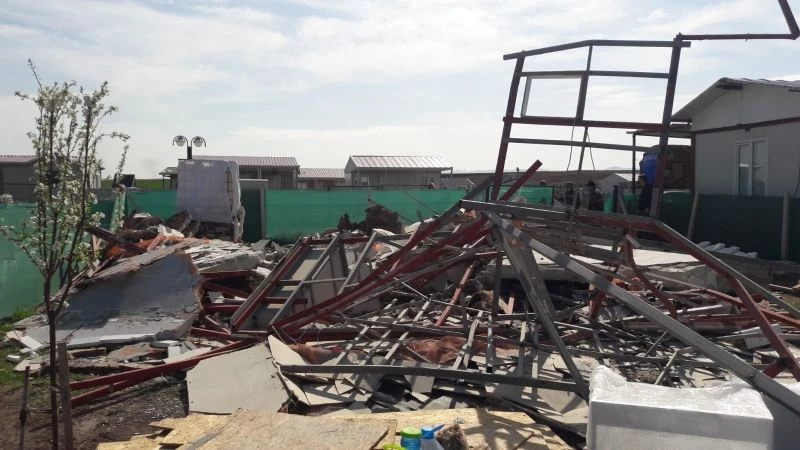 Sincan’da hobi bahçelerinin yıkımı başladı
