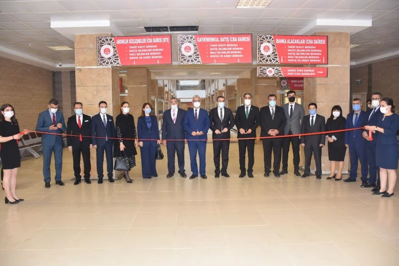 Yeni icra daireleri yeni adliye sarayında hizmete açıldı
