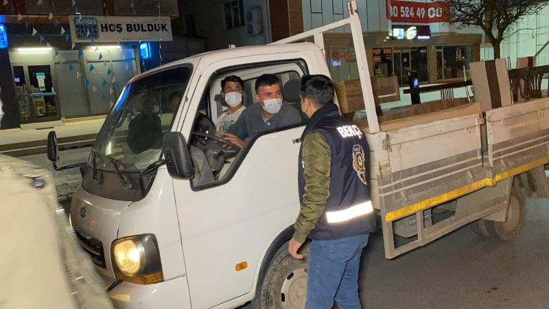 Kısıtlama denetiminde yakalananları bahaneleri de kurtarmadı
