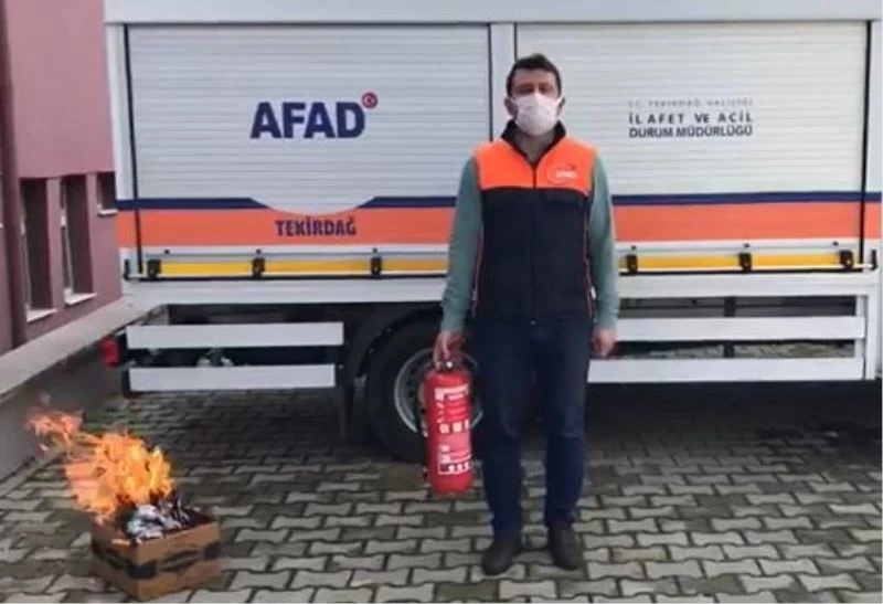 Yangın söndürme tüpü eğitimi: Yeşil gösterge yoksa kesinlikle kullanmayın
