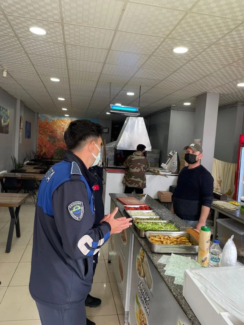 Ergene zabıtasından yoğunlaştırılmış denetim
