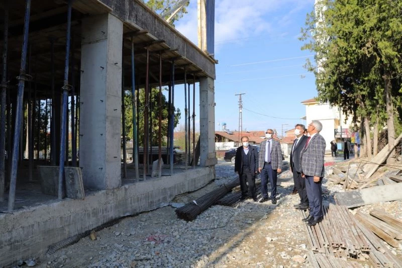 Orduzu gençlik merkezinde inşaat çalışmaları yeniden başladı

