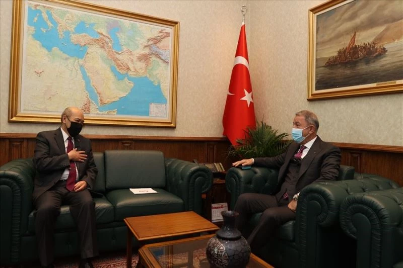 Bakan Akar, Moğolistan Büyükelçisi Bold Ravdan’ı kabul etti
