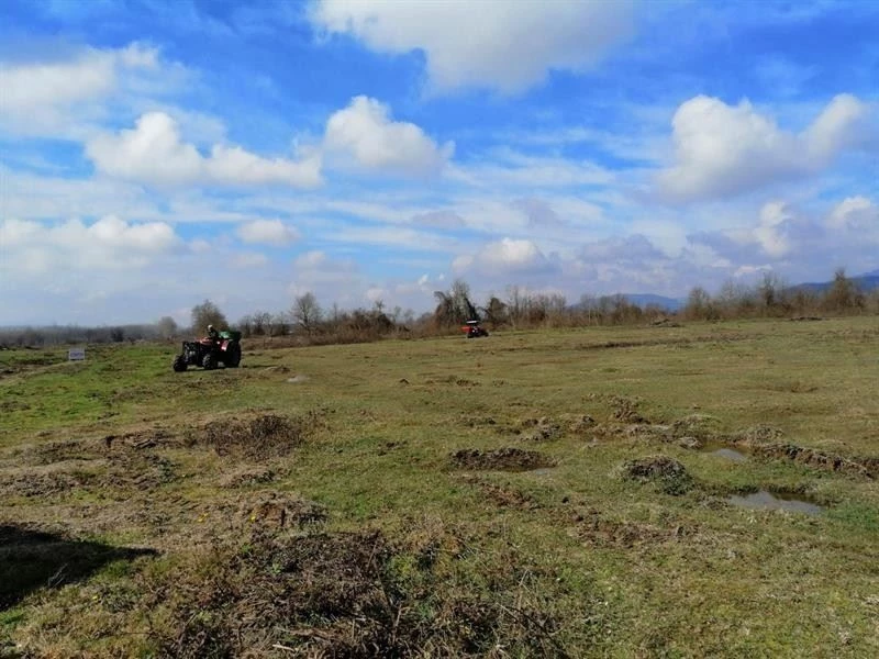 Meralara 23 ton organik gübre atıldı
