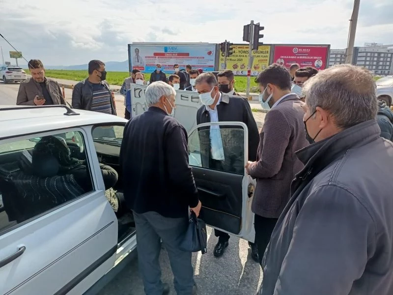 Milletvekili Fırat,  kazazedelerle ilgilendi
