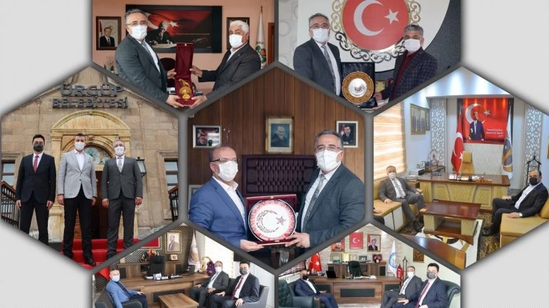 Savran, ilçe ve belde belediye başkanlarını ziyaret etti
