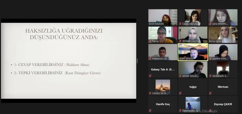 SUBÜ’de ‘Sağlıklı İletişim İçin Ezber Bozan Çözümler’ konuşuldu
