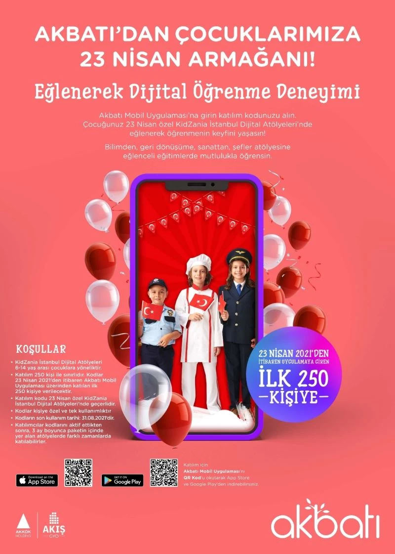 Akbatı ve Akasya’dan çocuklara özel 23 Nisan çalma listesi
