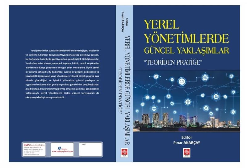 Yerel yönetimlerde güncel yaklaşımlar “teoriden pratiğe” adlı kitap yayınlandı
