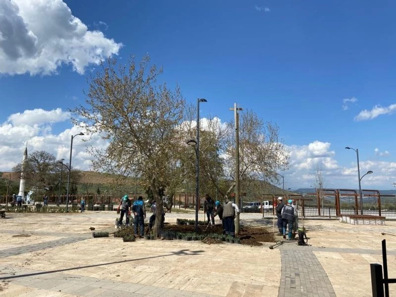 Yunus Emre ve Tabduk Emre Türbesi’nin peyzaj çalışması tam not aldı
