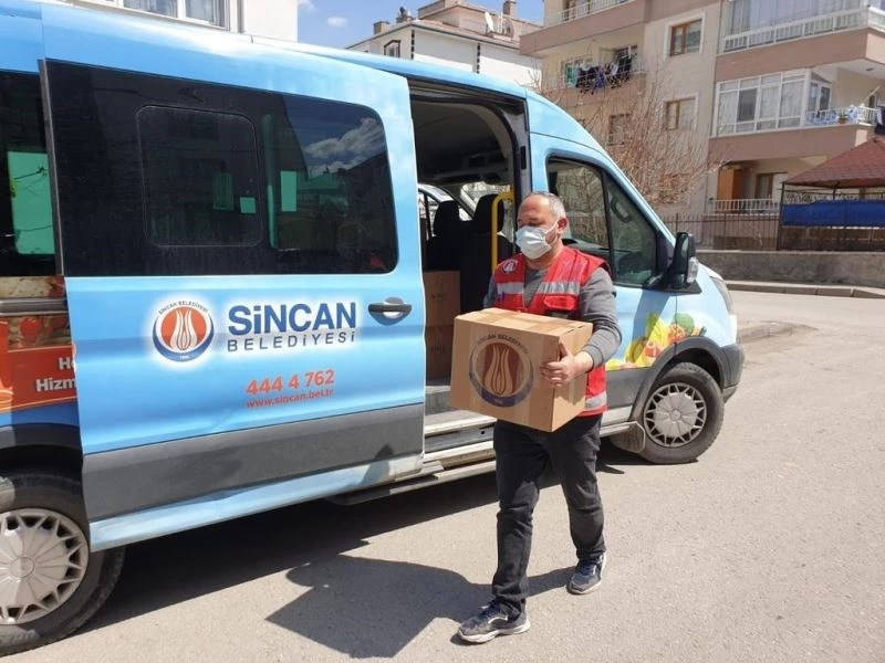 Sincan Belediyesi ihtiyaç sahiplerine el uzatmaya devam ediyor
