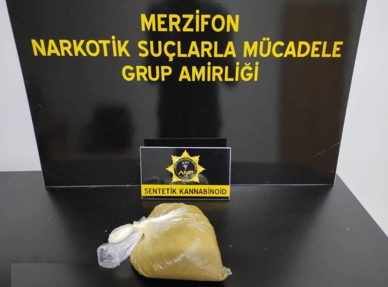 457 gram sentetik uyuşturucuya 1 tutuklama
