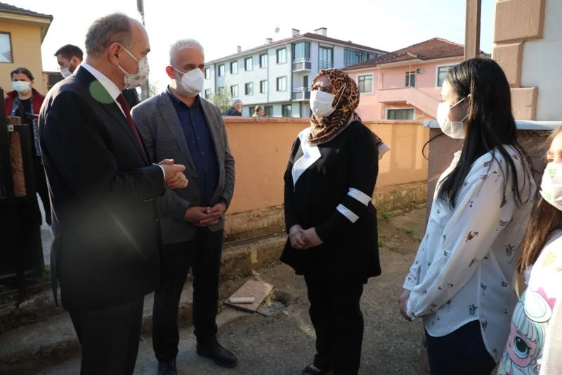 Başkanlardan iftar öncesi ziyaret

