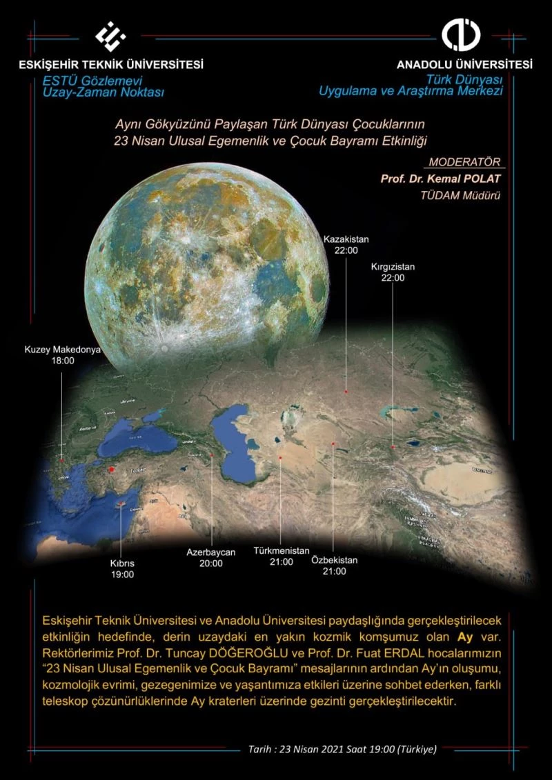 Çocuklar Ay kraterlerinde gezinti yapacak
