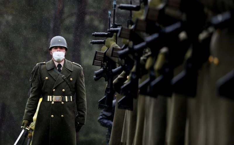 Conbayırı’nda temsili 57. Alay Sancağı devir teslim töreni gerçekleştirildi
