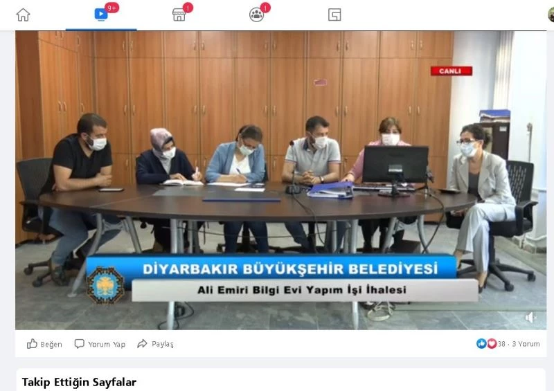 Canlı ihale yayınlarıyla 353 milyon lira belediyenin kasasında kaldı
