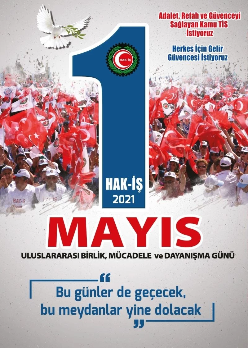 HAK-İŞ 1 Mayıs Bildirisini yayınladı
