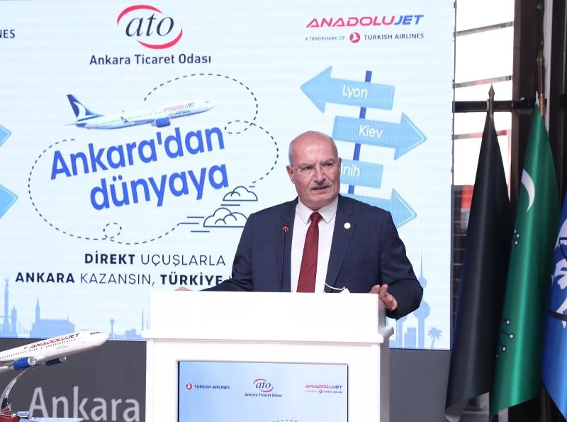 ATO’nun ısrarları neticesinde Ankara’dan yurtdışına 22 dış hat seferi gerçekleşecek
