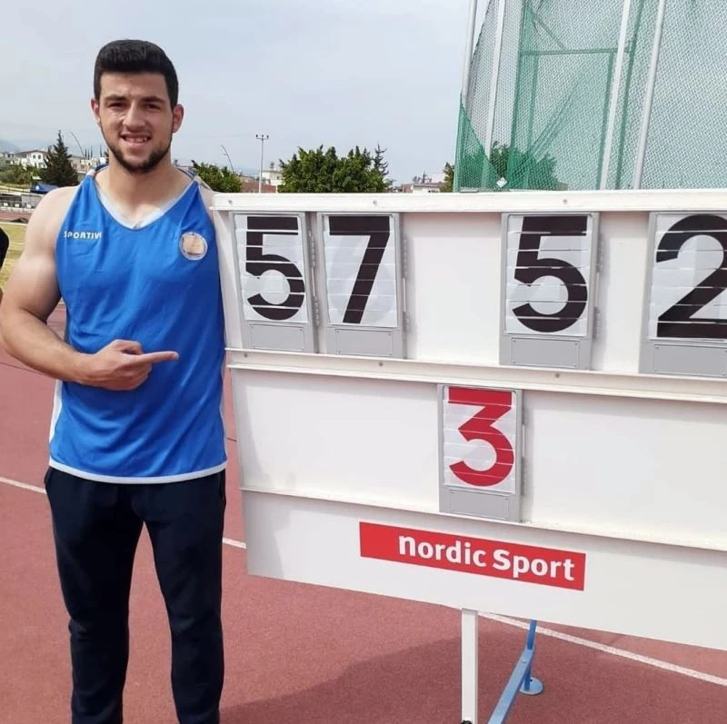 Osmangazili atletten tarihi başarı
