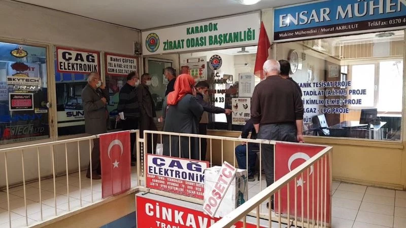 Kapanmadan muaf olmak isteyen soluğu Ziraat Odası’nda aldı
