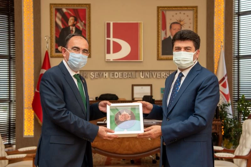 Rektör Sarıbıyık’tan, Rektör Beydemir’e ziyaret
