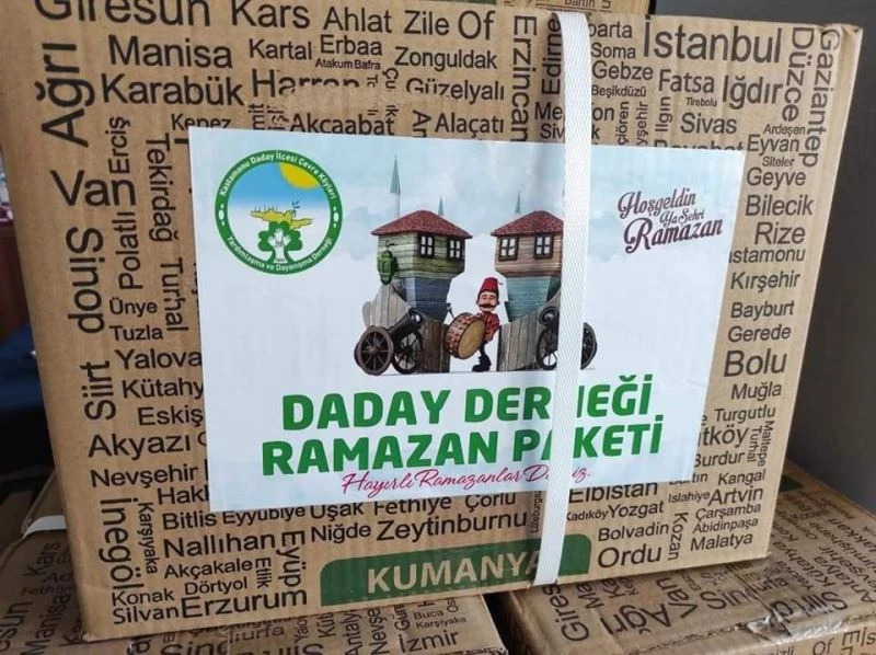 Daday Derneğinden 320 aileye erzak yardımı
