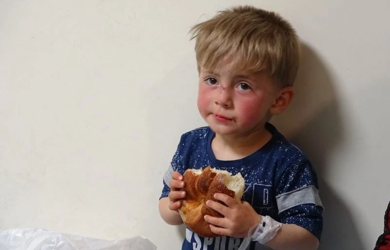 22 saat sonra bulunan çocuk hastanede müşahede altına alındı
